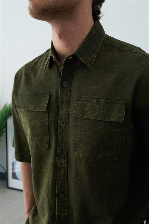 Wholesale Mens Khaki Shirt
