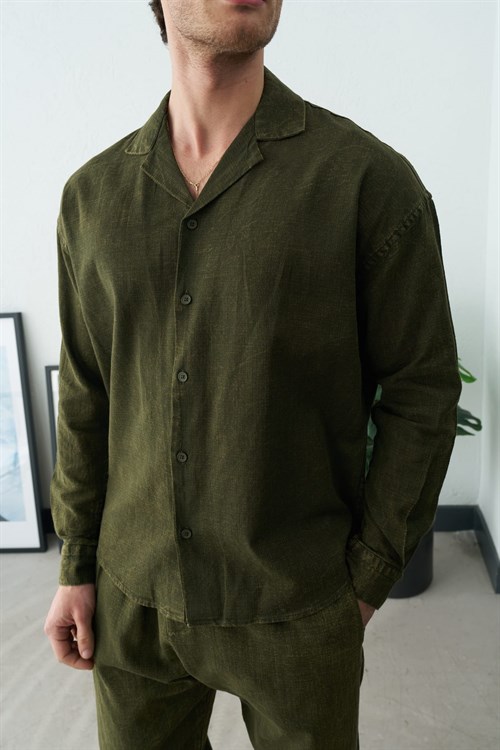 Wholesale Mens Khaki Shirt