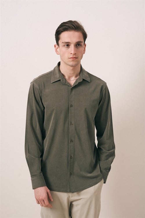 Wholesale Mens Khaki Shirt