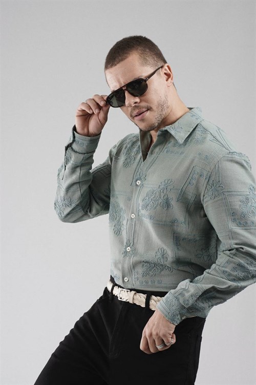 Wholesale Mens Khaki Shirt