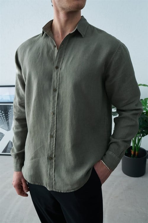 Wholesale Mens Khaki Shirt
