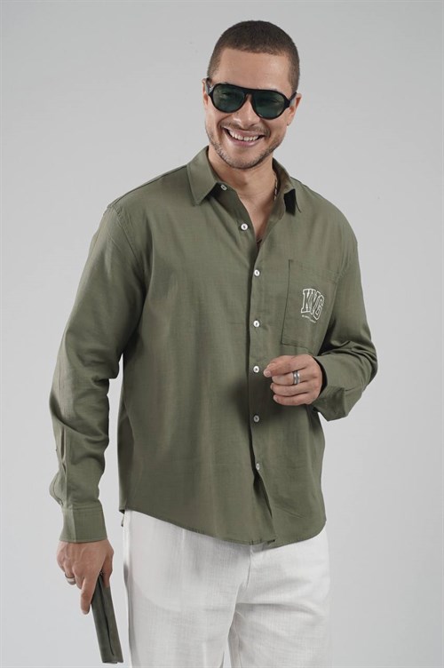 Wholesale Mens Khaki Shirt