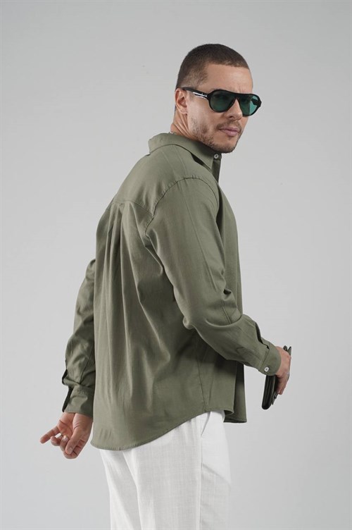 Wholesale Mens Khaki Shirt