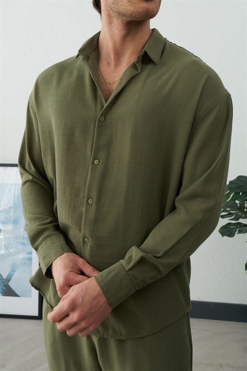 Wholesale Mens Khaki Shirt
