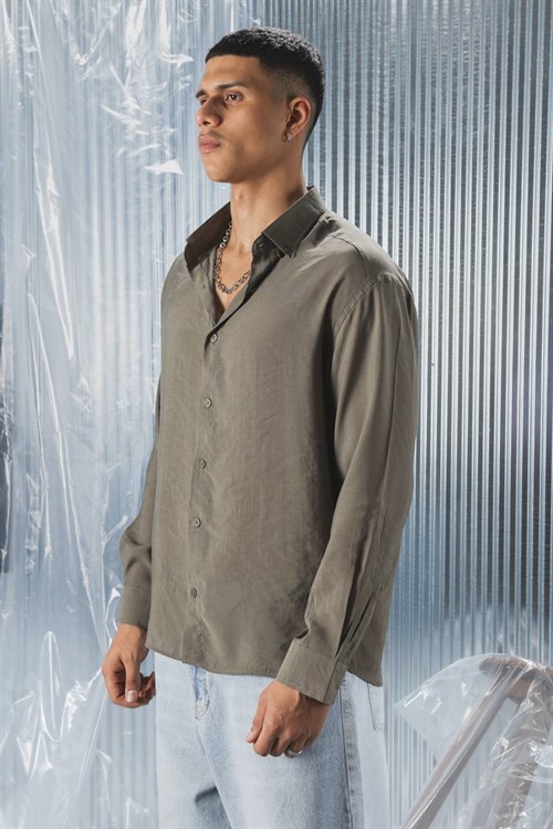 Wholesale Mens Khaki Shirt