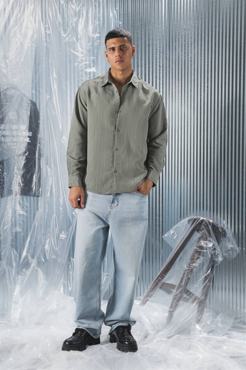 Wholesale Mens Khaki Shirt