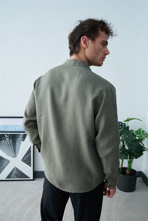 Wholesale Mens Khaki Shirt