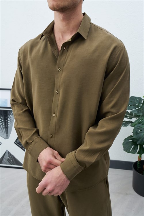 Wholesale Mens Khaki Shirt