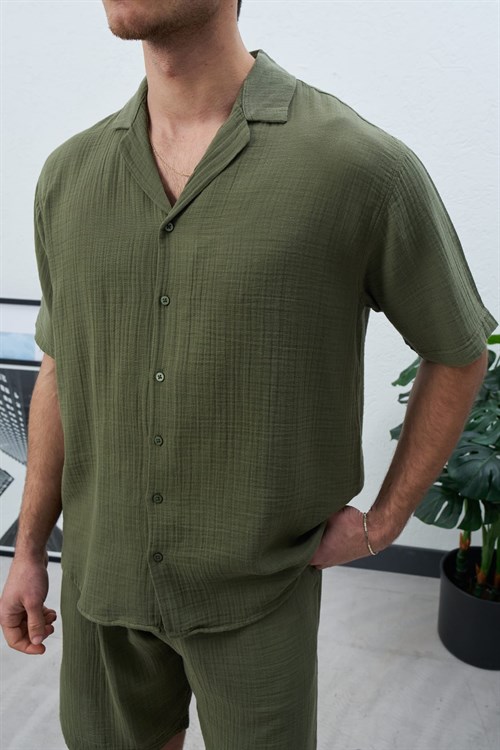 Wholesale Mens Khaki Shirt