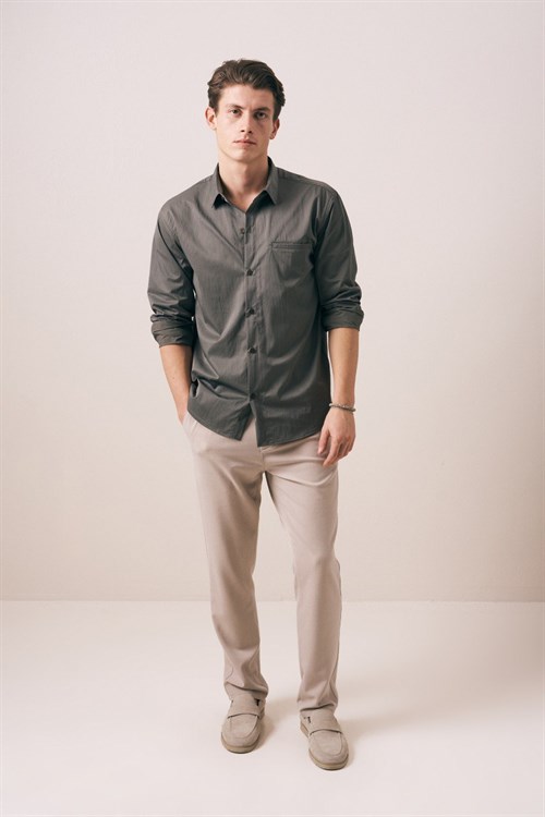 Wholesale Mens Khaki Shirt