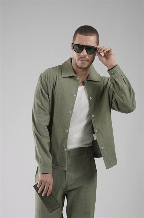 Wholesale Mens Khaki Shirt and Pants Set