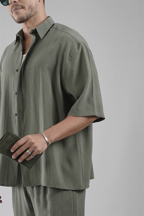 Wholesale Mens Khaki Shirt and Pants Set