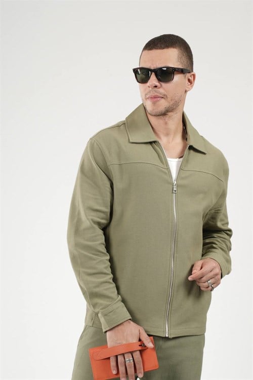 Wholesale Mens Khaki Shirt and Pants Set