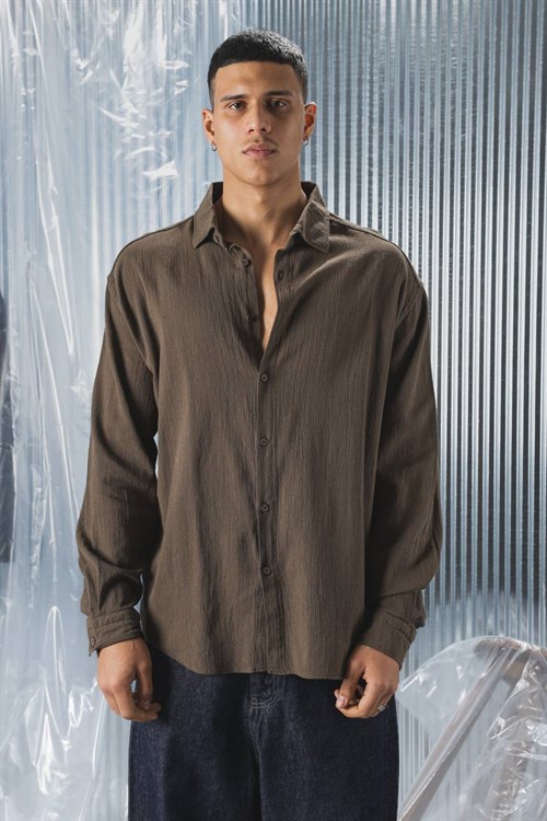 Wholesale Mens Khaki Shirt