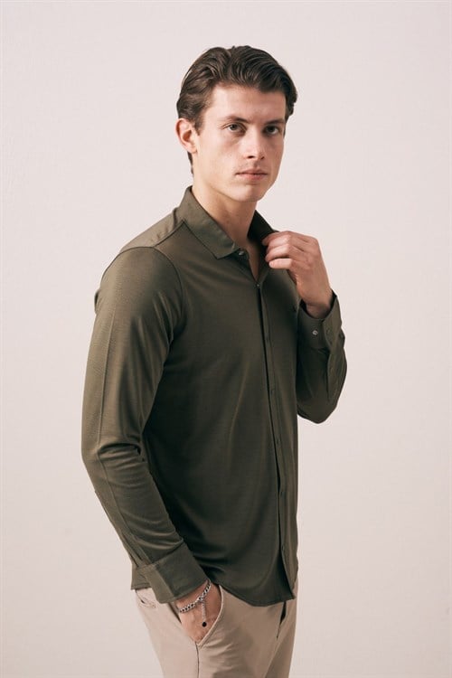 Wholesale Mens Khaki Shirt