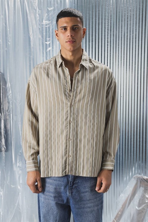 Wholesale Mens Khaki Shirt