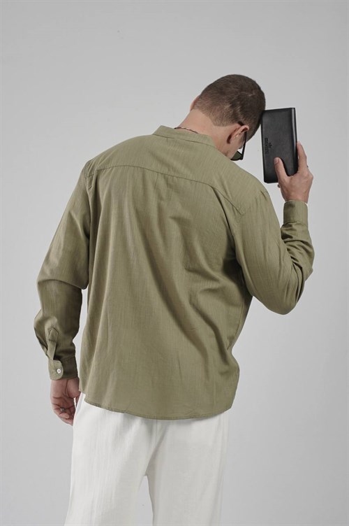 Wholesale Mens Khaki Shirt