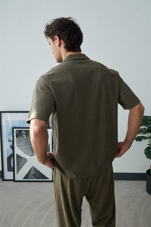 Wholesale Mens Khaki Shirt