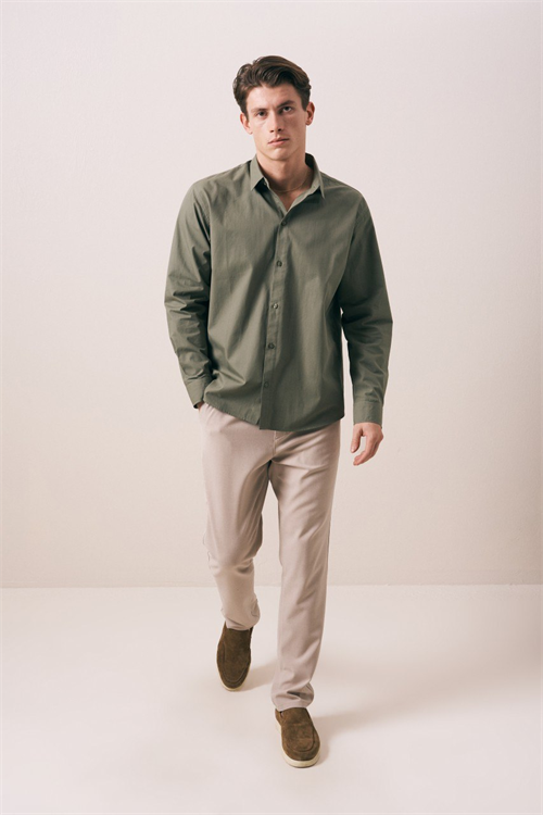 Wholesale Mens Khaki Shirt