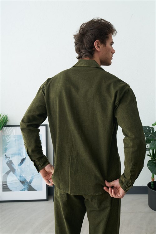 Wholesale Mens Khaki Shirt