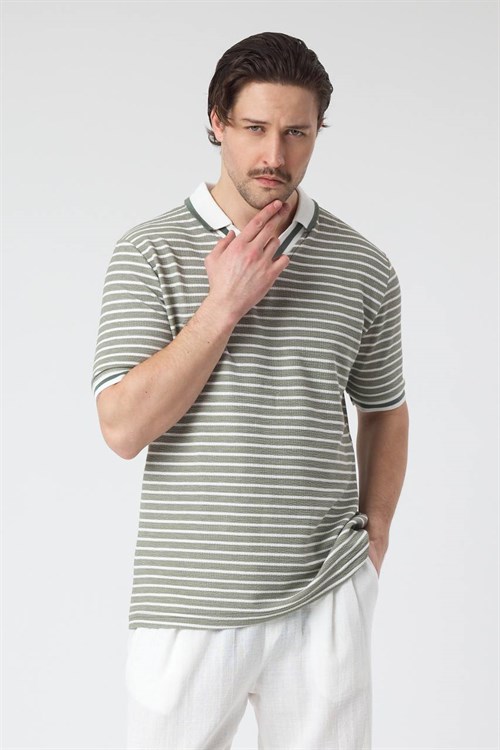 Wholesale Mens Khaki T-Shirt