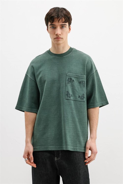 Wholesale Mens Khaki T-Shirt