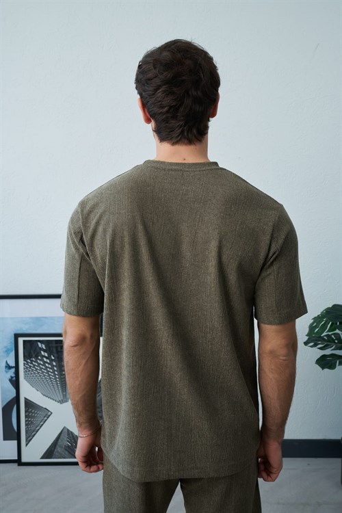 Wholesale Mens Khaki T-Shirt