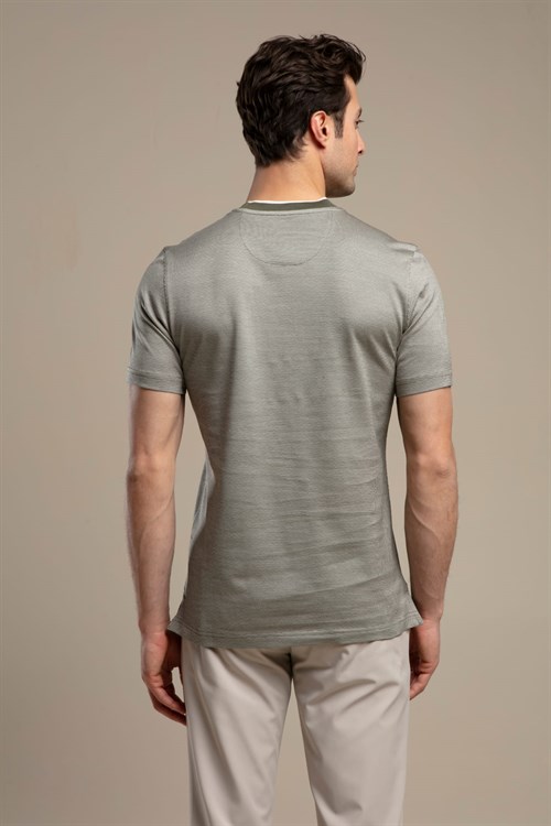Wholesale Mens Khaki T-Shirt