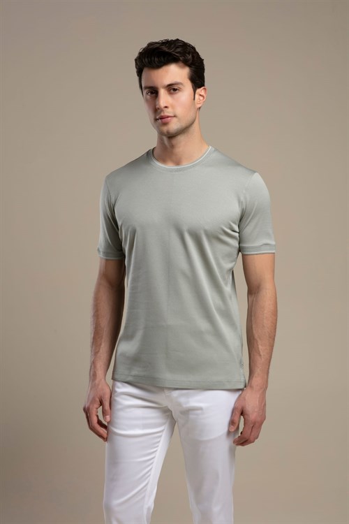 Wholesale Mens Khaki T-Shirt