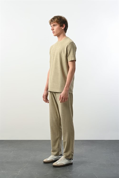 Wholesale Mens Khaki T-Shirt