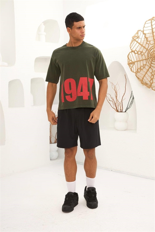 Wholesale Mens Khaki T-Shirt