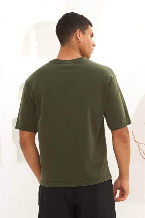 Wholesale Mens Khaki T-Shirt