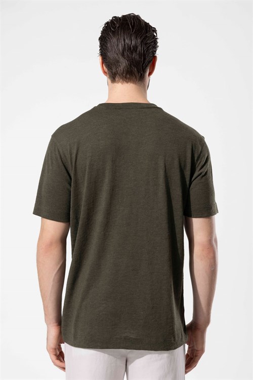 Wholesale Mens Khaki T-Shirt