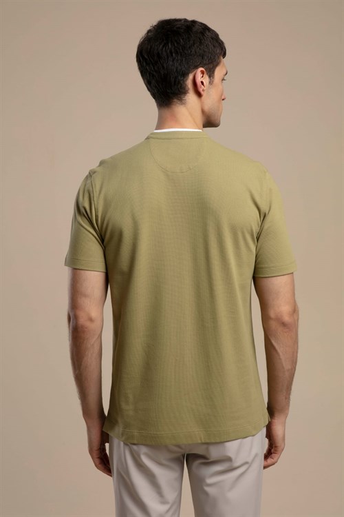 Wholesale Mens Khaki T-Shirt