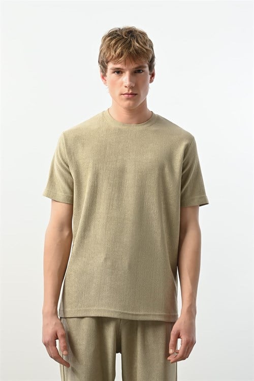 Wholesale Mens Khaki T-Shirt