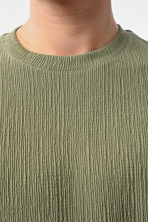 Wholesale Mens Khaki T-Shirt