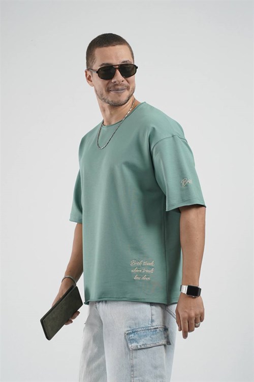 Wholesale Mens Khaki T-Shirt