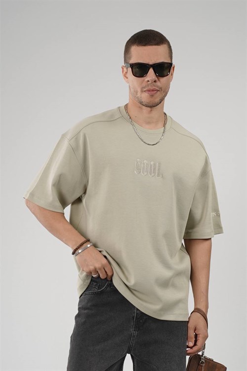 Wholesale Mens Khaki T-Shirt