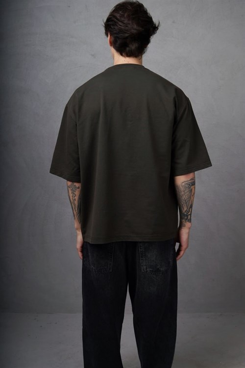 Wholesale Mens Khaki T-Shirt