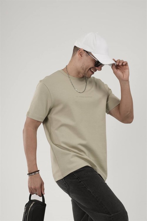 Wholesale Mens Khaki T-Shirt