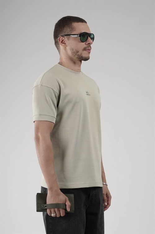 Wholesale Mens Khaki T-Shirt