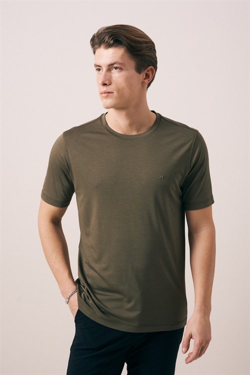 Wholesale Mens Khaki T-Shirt