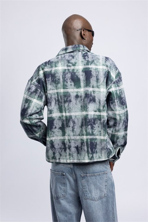 Wholesale Mens Khaki Washed Shirt 