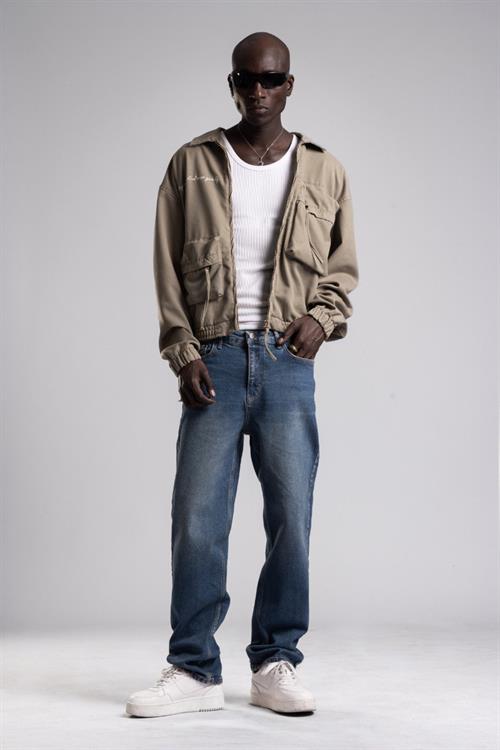 Wholesale Mens Sand Gabardine Jacket