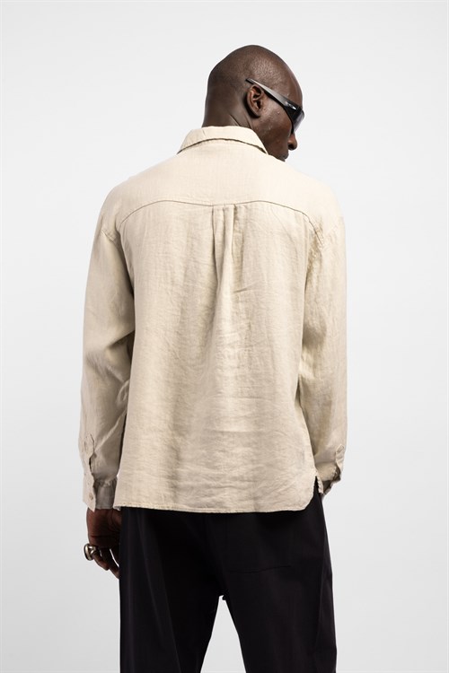 Wholesale Mens Light Beige Shirt