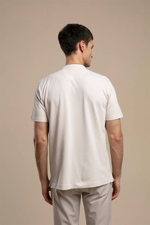 Wholesale Mens Light Beige T-Shirt