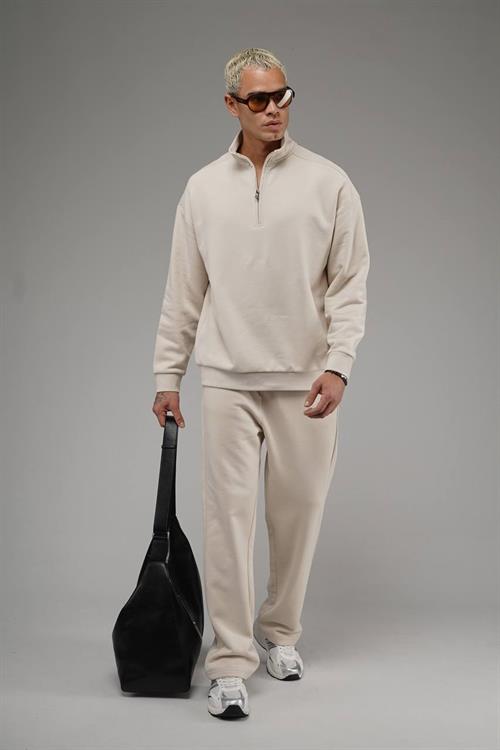 Wholesale Mens Light Beige Tracksuit