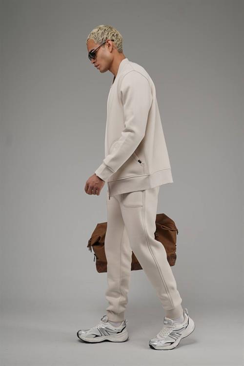 Wholesale Mens Light Beige Tracksuit