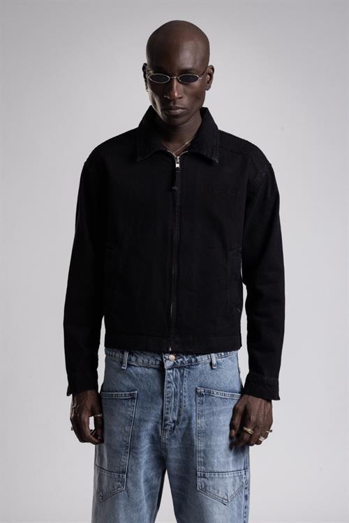 Wholesale Mens Light Black Jean Jacket 