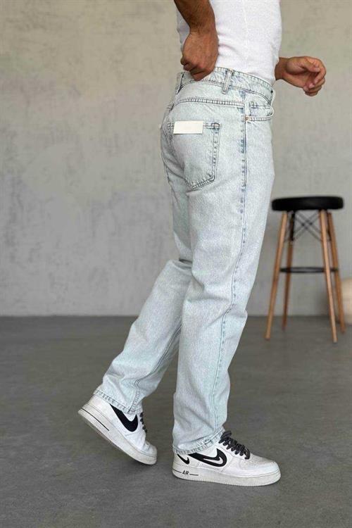 Wholesale Mens Light Blue Baggy Jeans